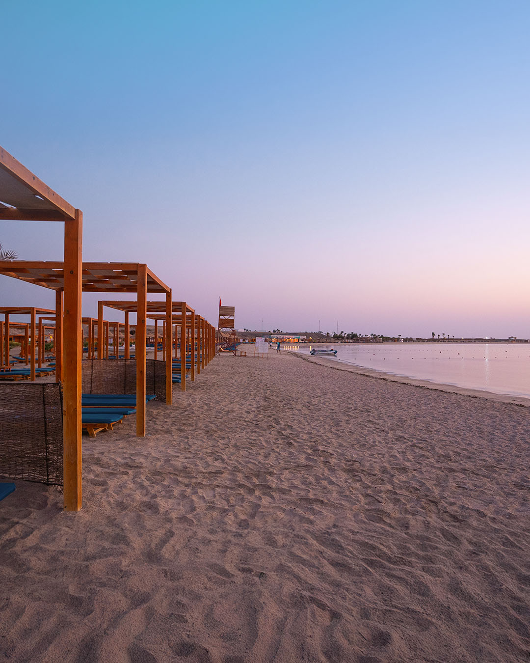 Beach bar with wooden pergola